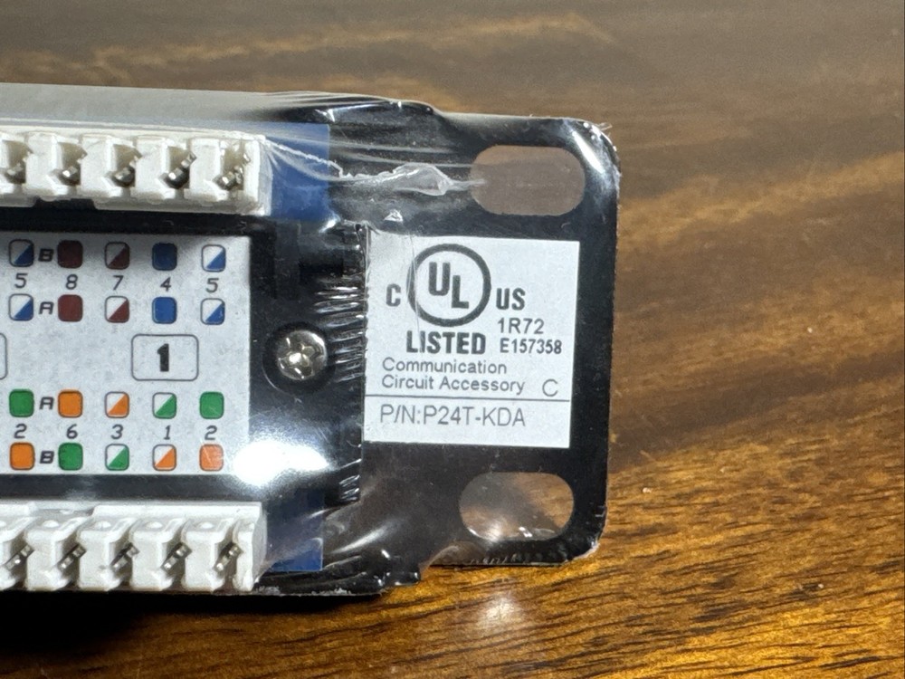 P24T-KDA C5E 24-Port Unshielded Patch Panel