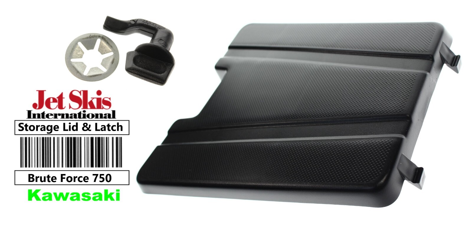 NEW 2012 - 2023 GENUINE KAWASAKI BRUTE FORCE 750 STORAGE BOX COVER & LATCH