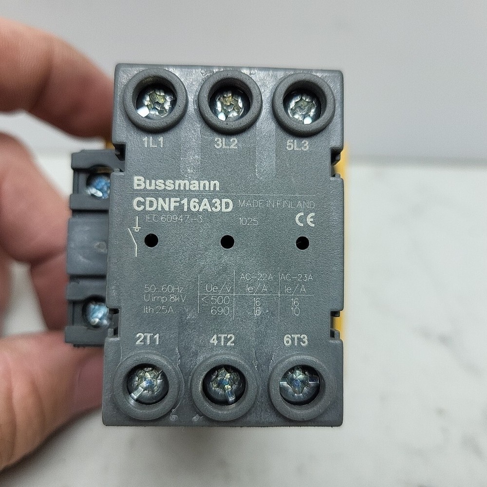 Bussmann CDNF16A3D Abb Selector Switch Lockable Disconnect Switch CDAUX Contact