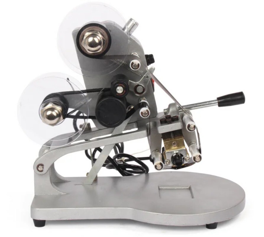 DY-8 Hand Press Ribbon Code Printer Hot Stamping Printers Date Coding Machine