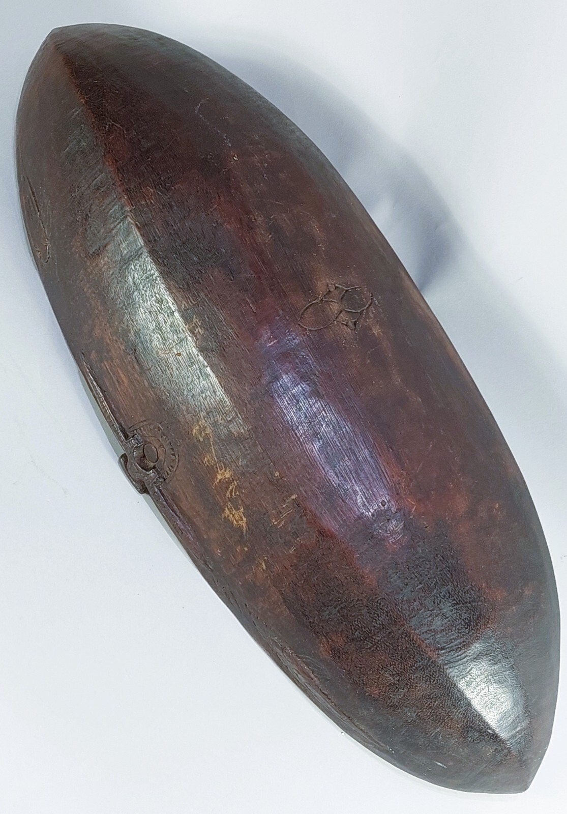 NEW GUINEA TAMI ISLAND, SIASSI, IRON WOOD BOWL