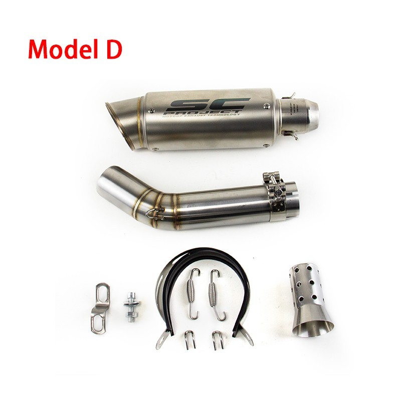 Slip for Suzuki GSXR 750 600 2006-2025 Exhaust Tips Black Muffler Mid Link Pipe