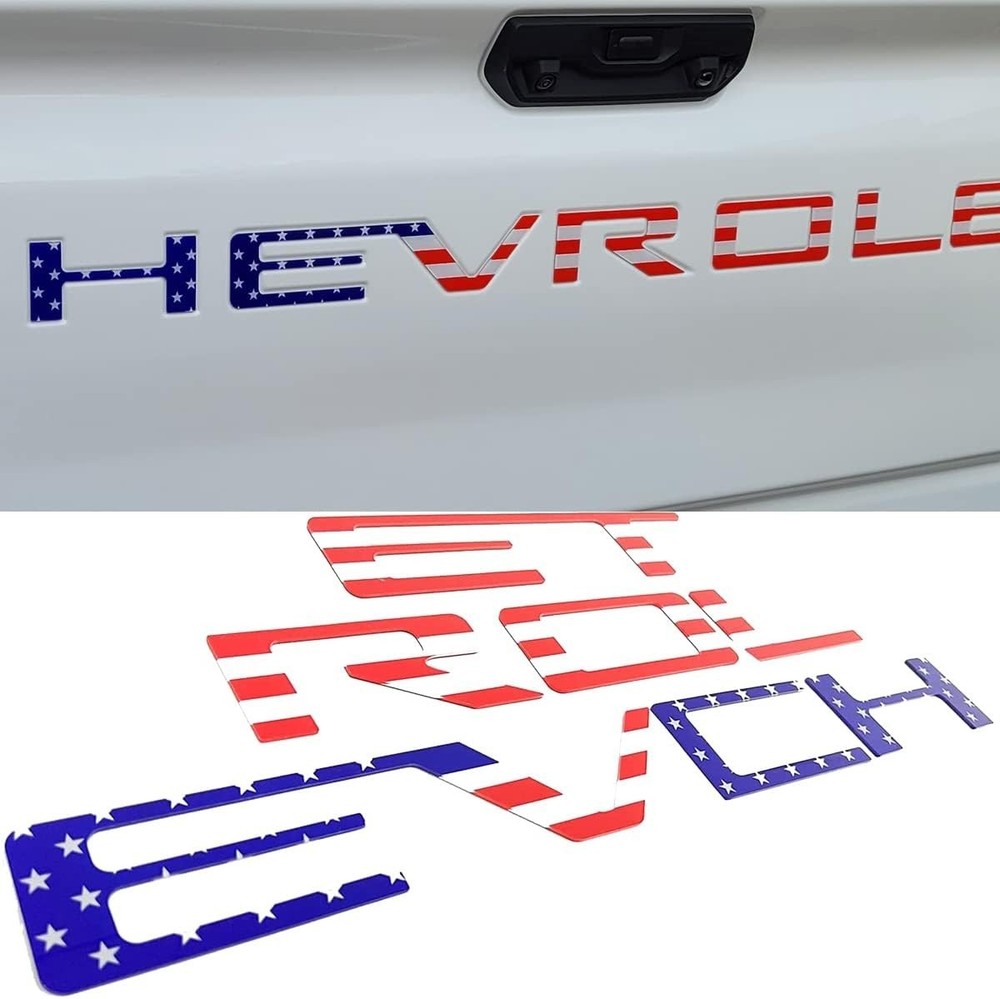 ABS Plastic Tailgate Inserts with Strong Adhesive for 2019-2025 Trucks
