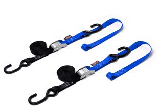 Powertye 1" Soft-Tye Tie Downs Blue (23623)