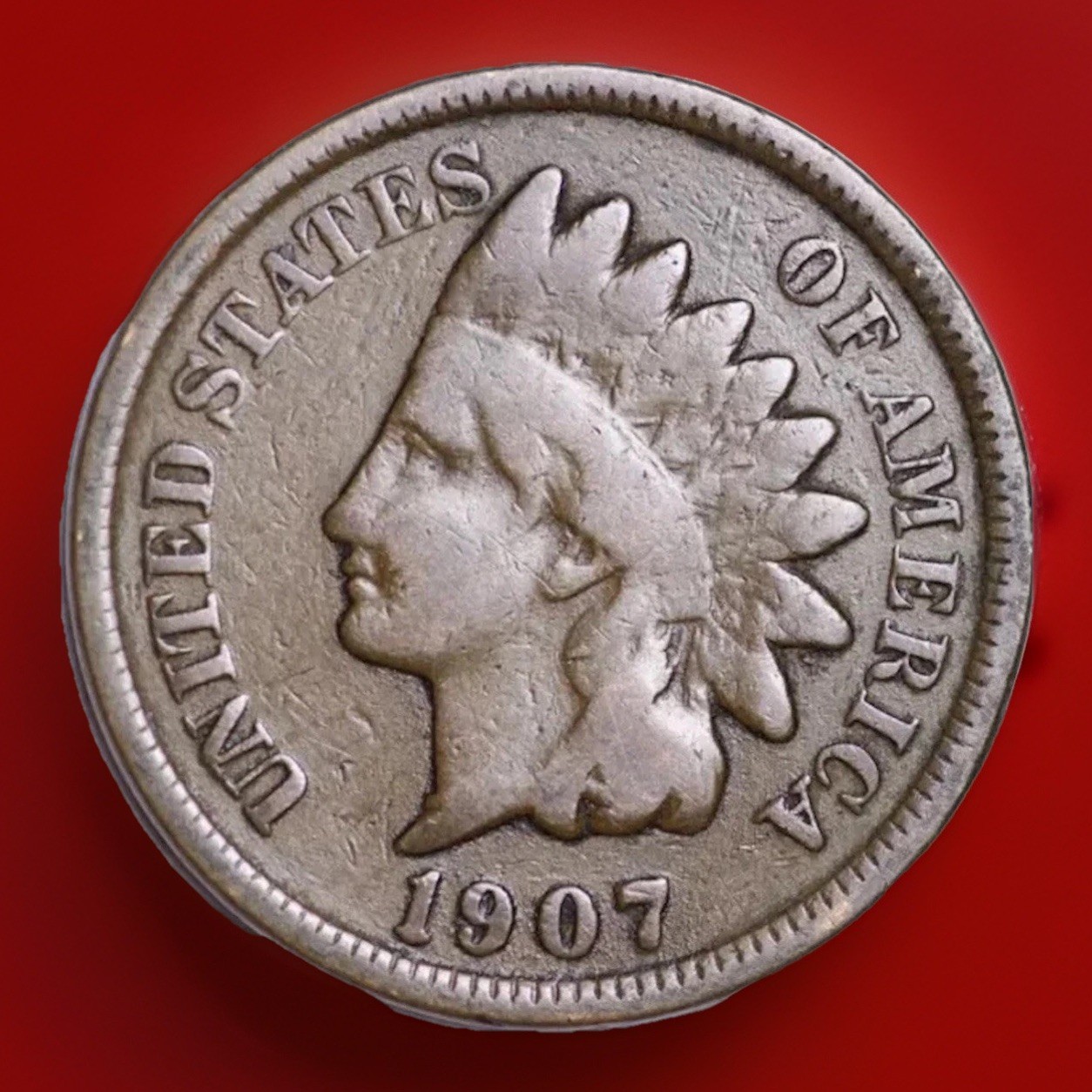 1907 Indian Head Cent Penny “Best Value On EBay” FAST SHIPPING