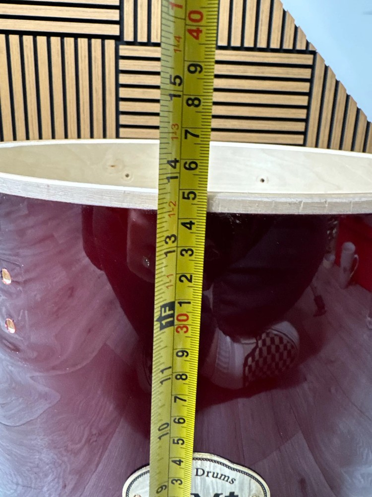 Stagg Tom Drum Shell 14”x14” Bare Wood Project #VP102