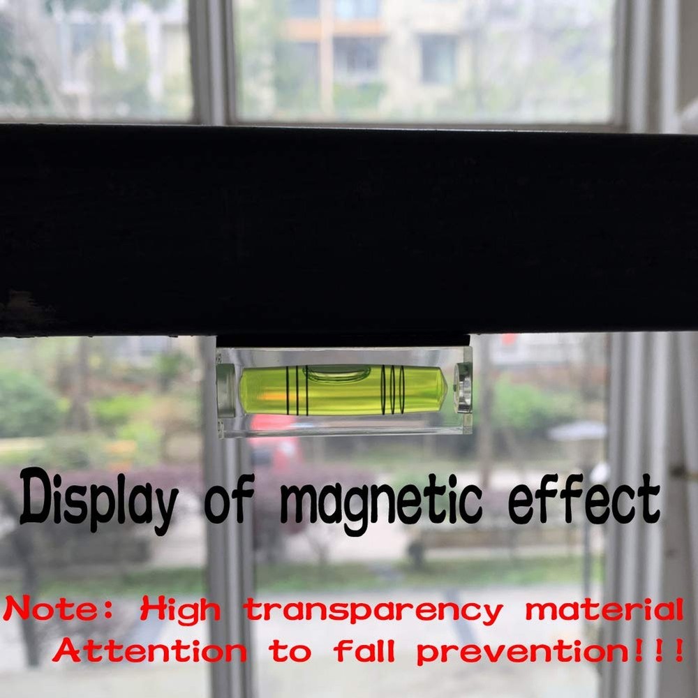 Mini Level Bubble Small Horizontal Bubble Three Line Horizontal Pearl Level M...