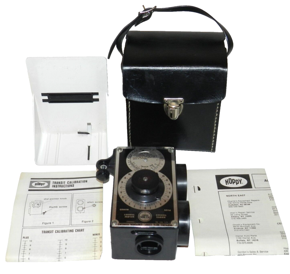 1960'S HOPPY MODEL G2 SPLIT IMAGE TRANSIT CALIBRATION SYTEM