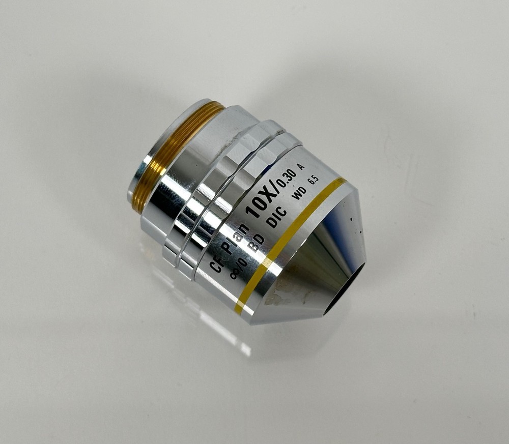 Nikon CF Plan 10x/0.30 BD ∞/0 WD 6.5 Microscope Objective Lens