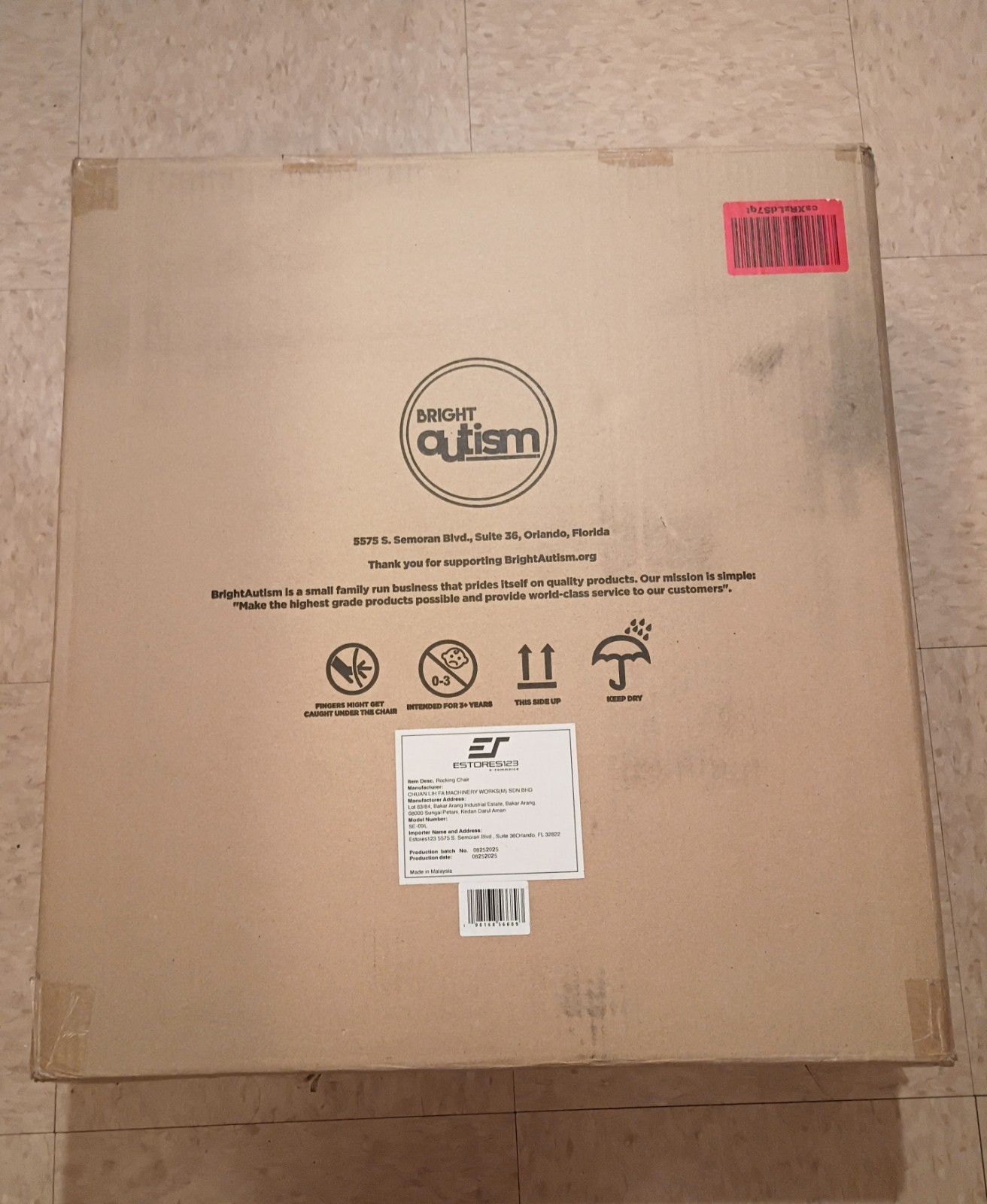 Rocking Chair for Kids 9-12 Years Sensory Rocker ADHD Special Needs