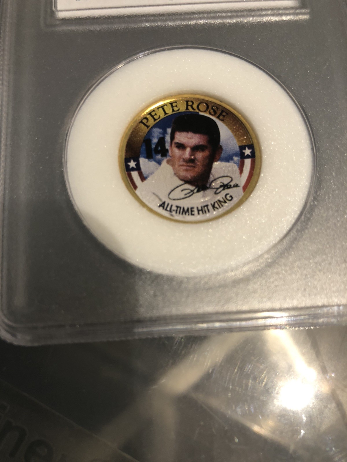 Pete Rose 24k Gold Quarter GRADED UNCIRCULATED 2002 Ohio Quarter-Cincinnati Reds