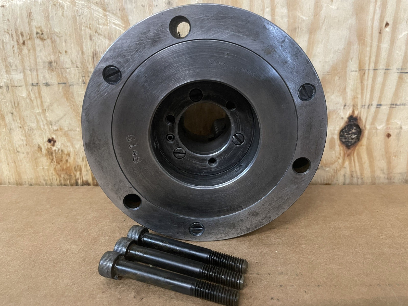 YUASA 5" 3 JAW LATHE CHUCK PLAIN BACK / ACCU-CHUCK