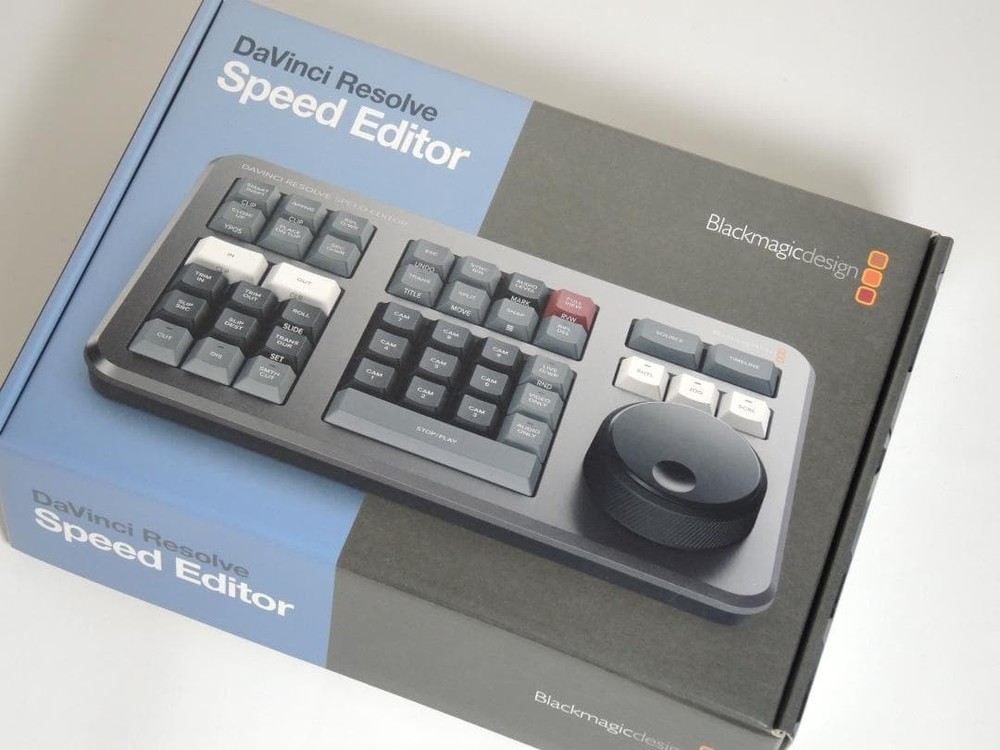 Blackmagic DaVinci Resolve Speed Editor Keyboard Tested No Software License