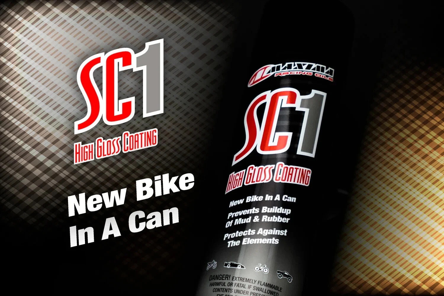 Maxima Racing Oils SC1 High Gloss Clear Coat LARGE 17.2 fl oz. Cans SC1 - 4 PACK