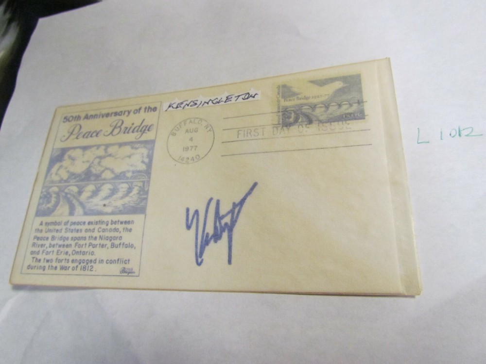 Ken Singleton Signed Autographed First Day Cover Envelope