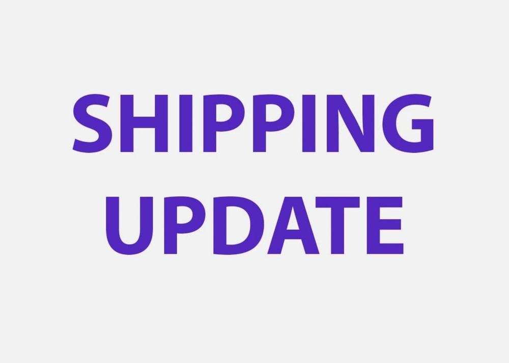 SHIPPING UPDATE COST ONLY