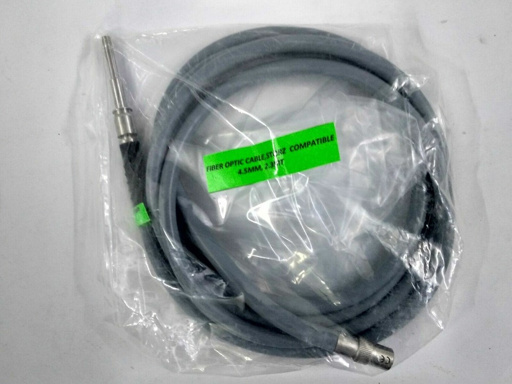 Fiber Optical Light Source Endoscope Cable Storz Compatible 4.5mm x 2.3 Meter
