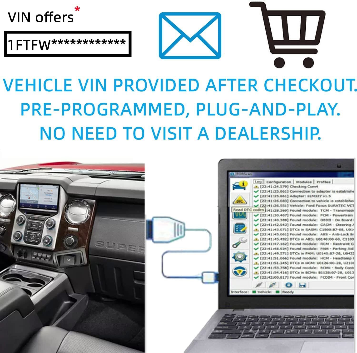 Factory SYNC 2 to SYNC 3 Upgrade Kit 3.4 Fit for Ford Sync3 APIM Module Carplay