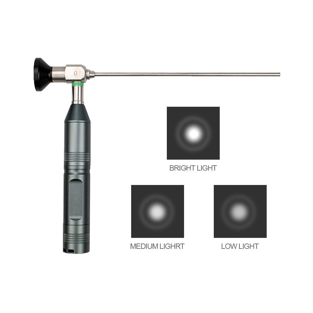 Rechargeable Endoscope Portable Cold Light Source with Brightness Adjustment