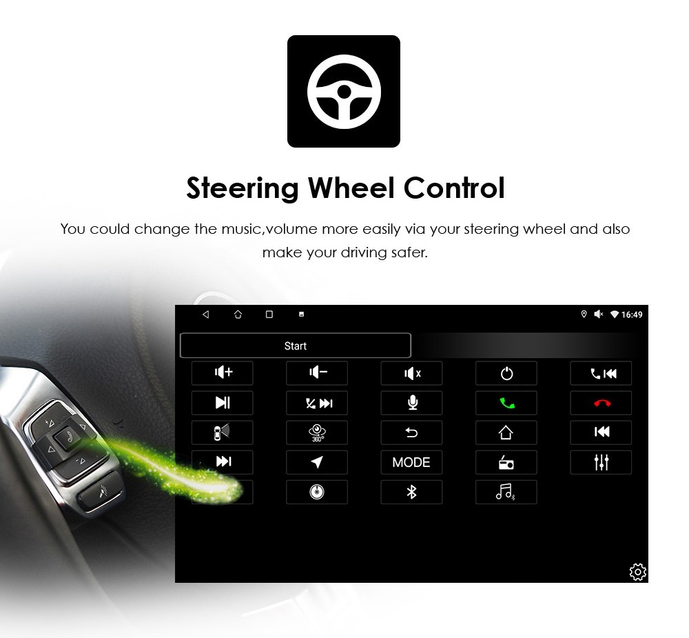 2+32GB Android 14 Car Stereo Radio For GMC Chevrolet Tahoe 2015-2019 Carplay US