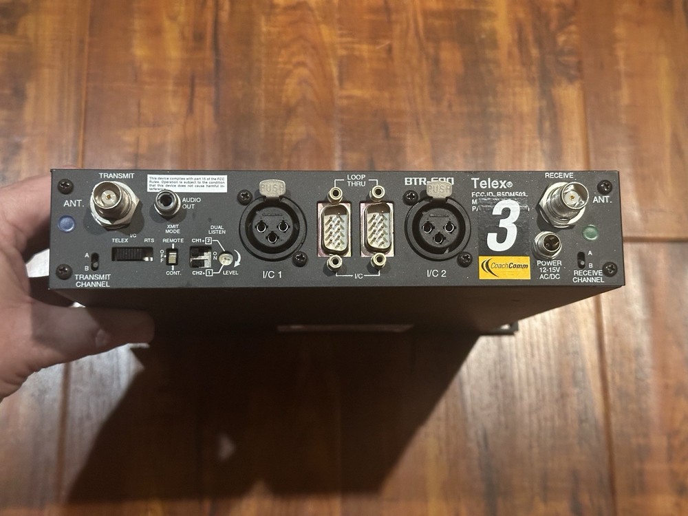 Telex RadioCom BTR-600C Secure Comm CoachComm UHF Intercom System Base Station