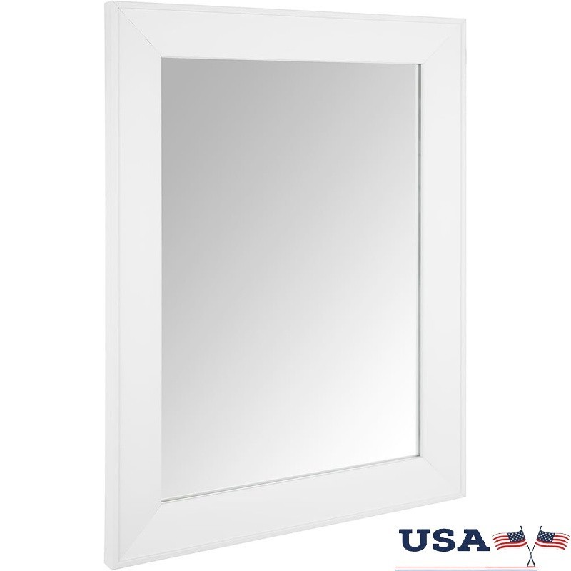 Beveled Wall Mirror HD Float Glass Easy Install Rectangular Home Décor 12x16 New