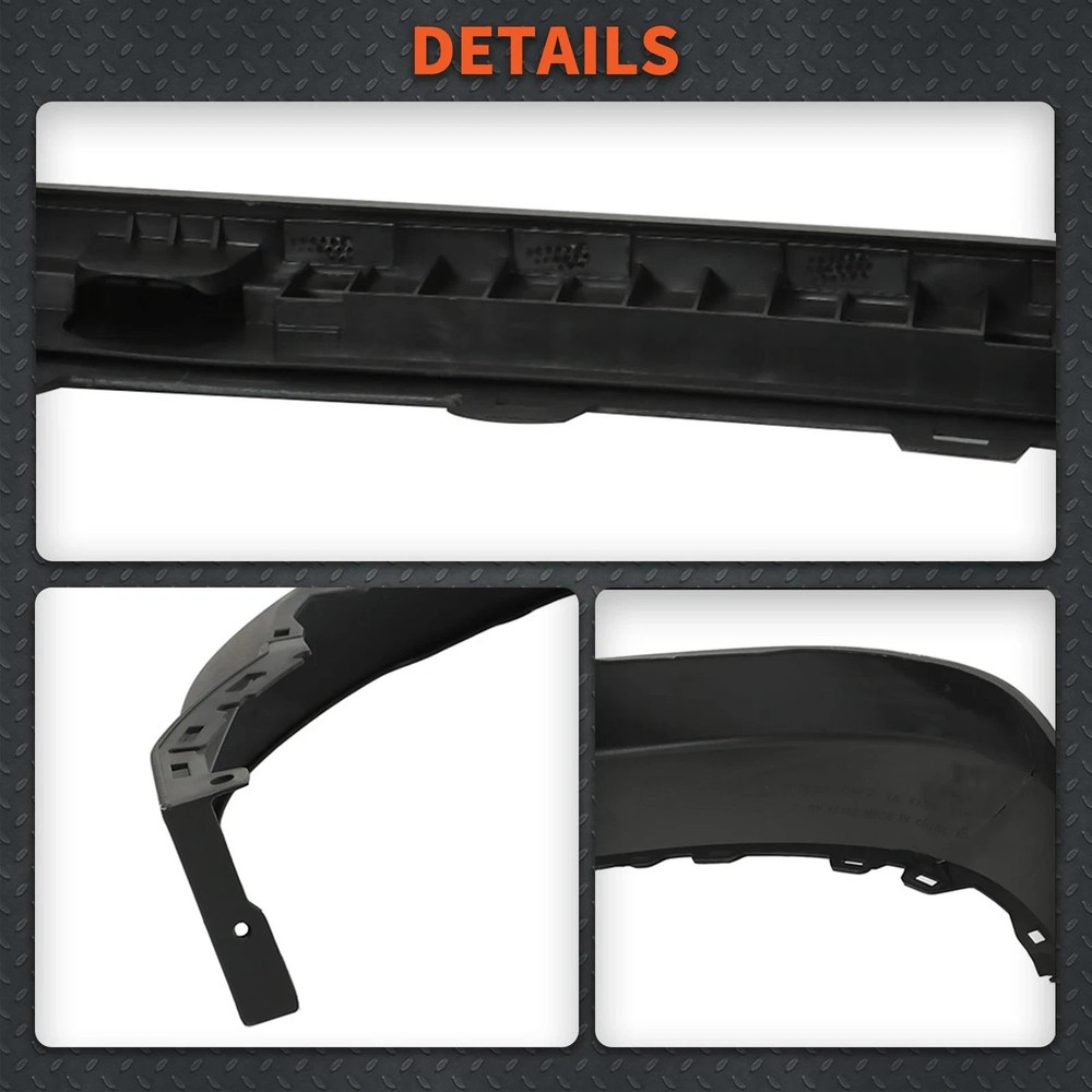 Primed Plastic Front Upper Bumper Cover Replacement for Silverado 1500 2014-2015