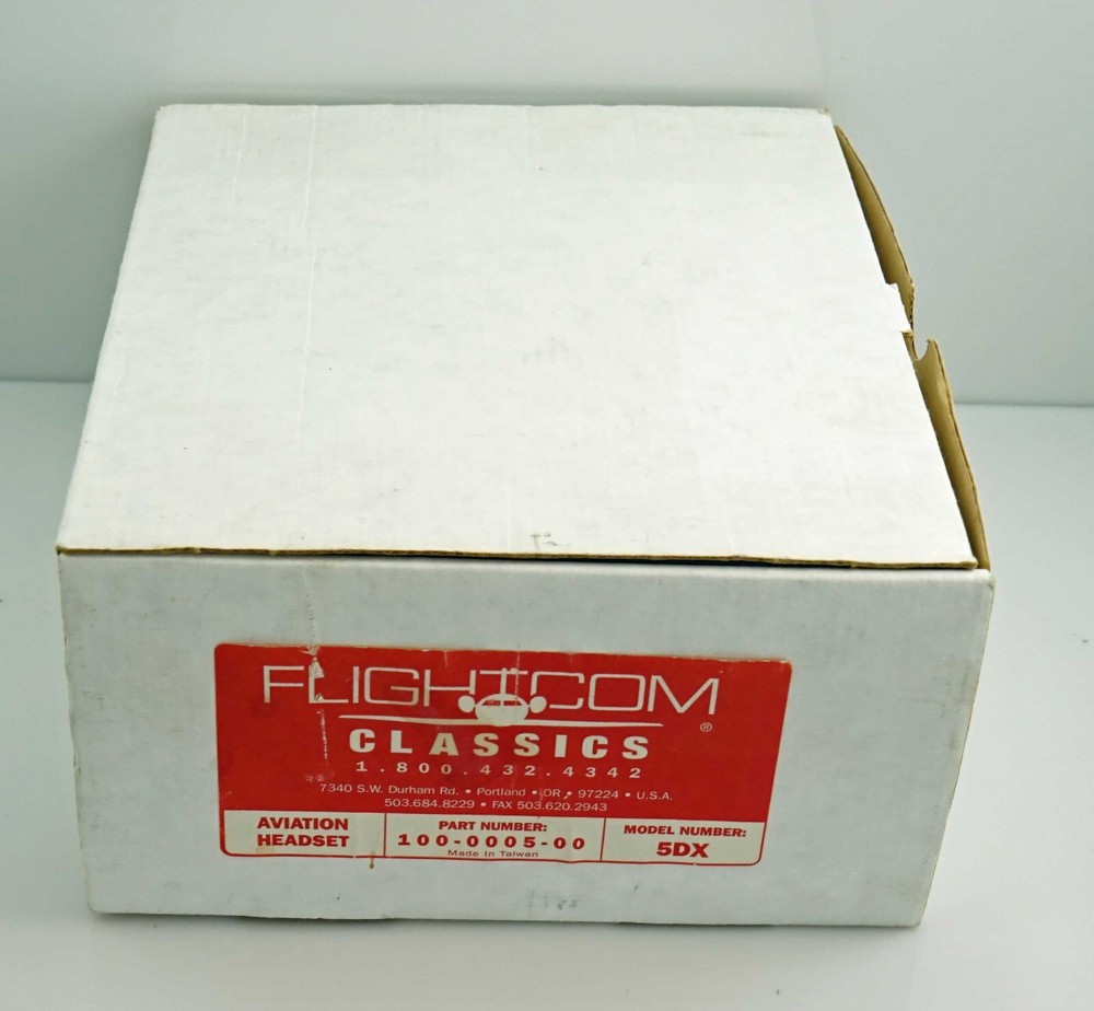 FlightCom 5DX Classic Aviation Headset