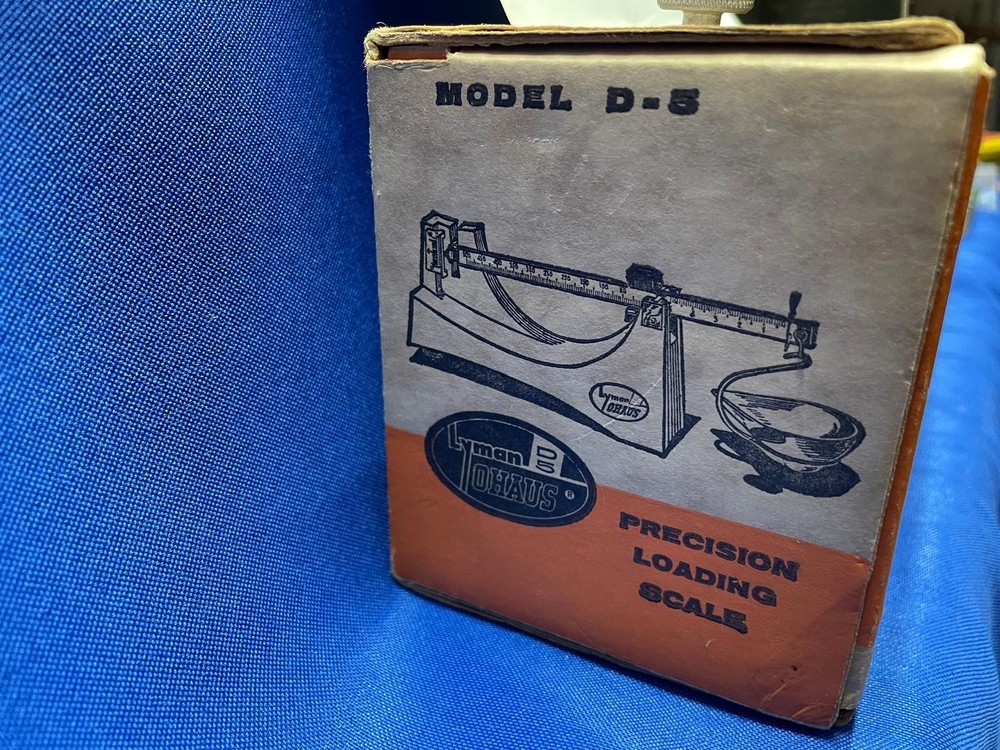Lyman Ohaus Model D-5 Precision Loading Scale