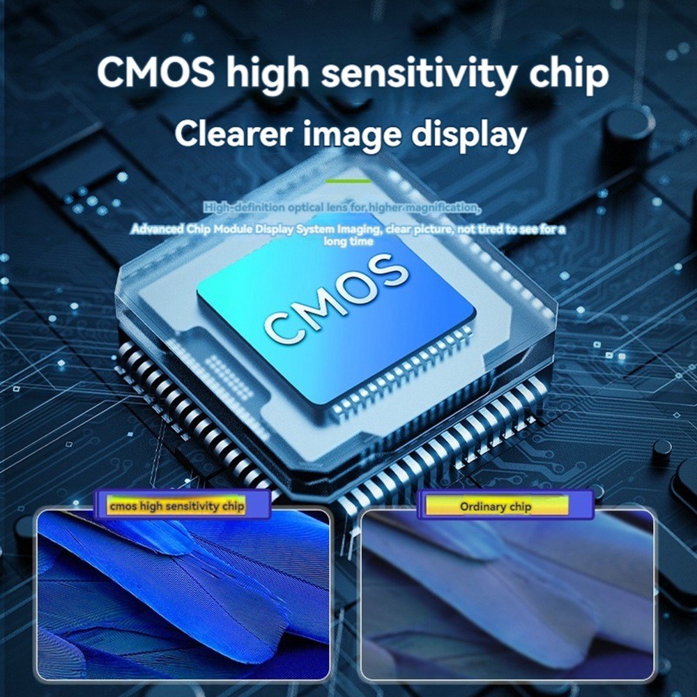 Digital Microscope Handheld Microscope with 2inch IPS Screen 1000X Portable4558