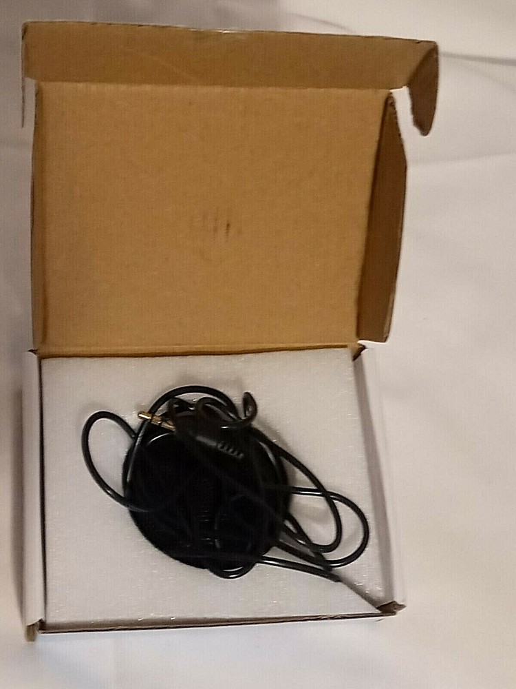 Multimedia PC Computer Microphone BLACK ~ New (Open Box) Tested Works