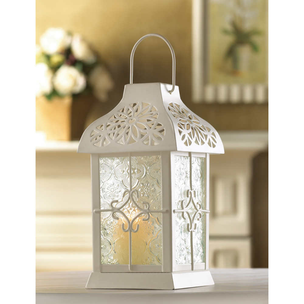 Gazebo Daisy Candle Lantern