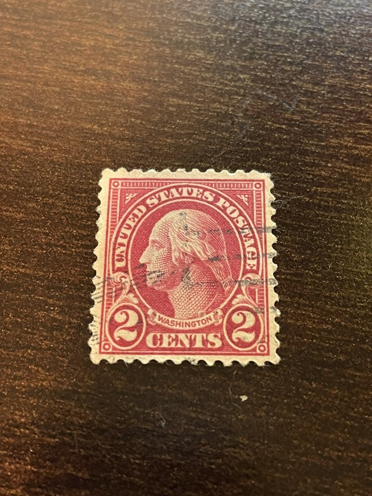George Washington Two Cent USPS Stamp Red Very Rare! EXCELLENT