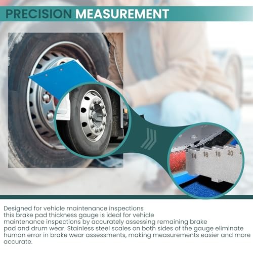 Mini Tech Gauge 32nds Brake Pad Measuring Tool