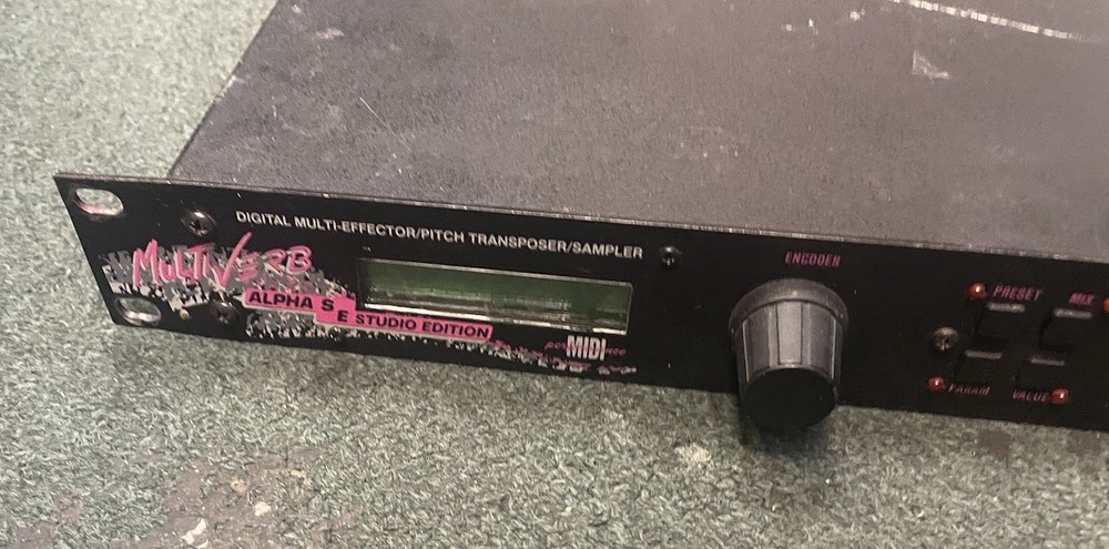 ART MULTIVERB ALPHA SE Studio DigitaL Multi-Effector Pitch Transposer Sampler