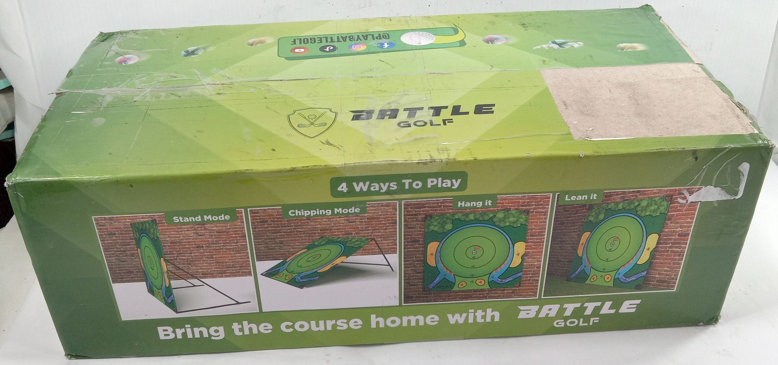 1 NEW BATTLE GOLF BG-03 PORTABLE INDOOR OUTDOOR GOLF GAME NIB ***MAKE OFFER***