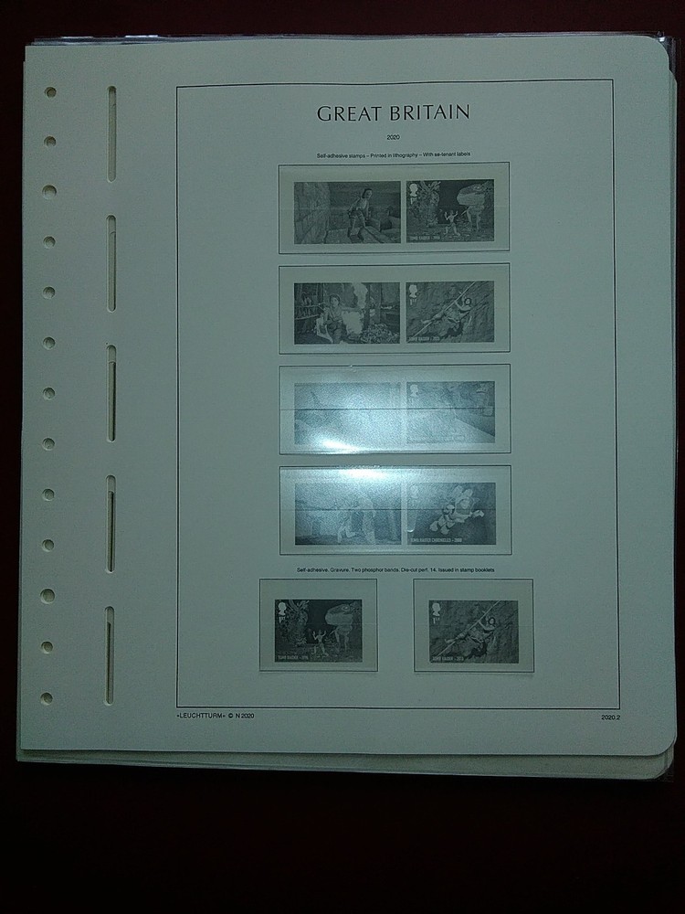 LIGHTHOUSE Commemorative Hingeless album pages Great Britain 2020 Used R2020