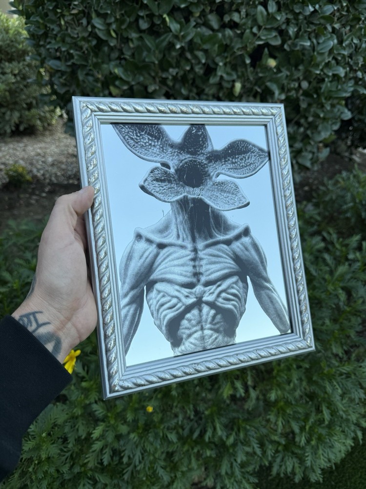 Stranger Things DemoGorgon Laser Engraved Mirror