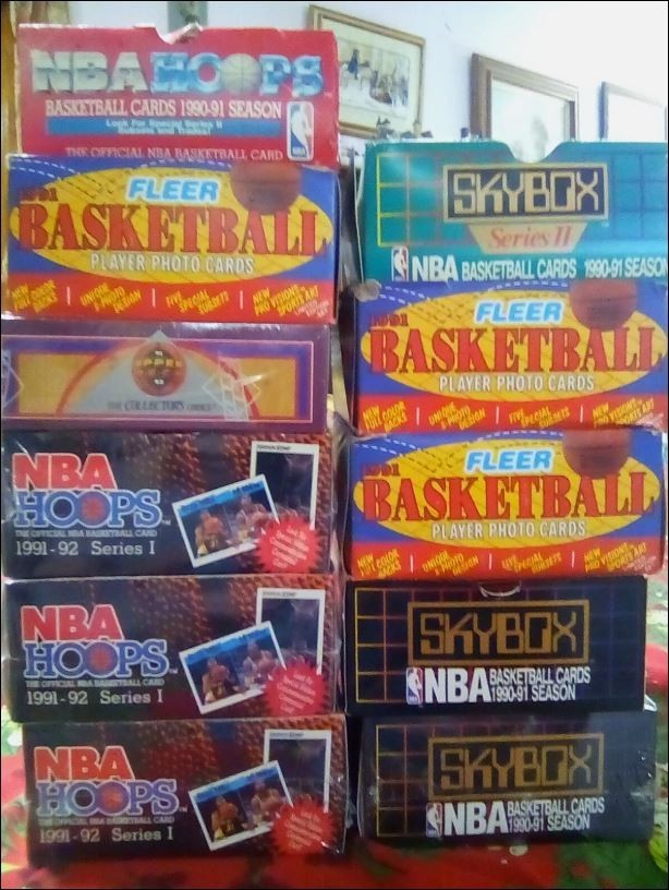 HUGE LOT: 100 Unopened Basketball Cards in Factory Sealed Packs of NBA Cards