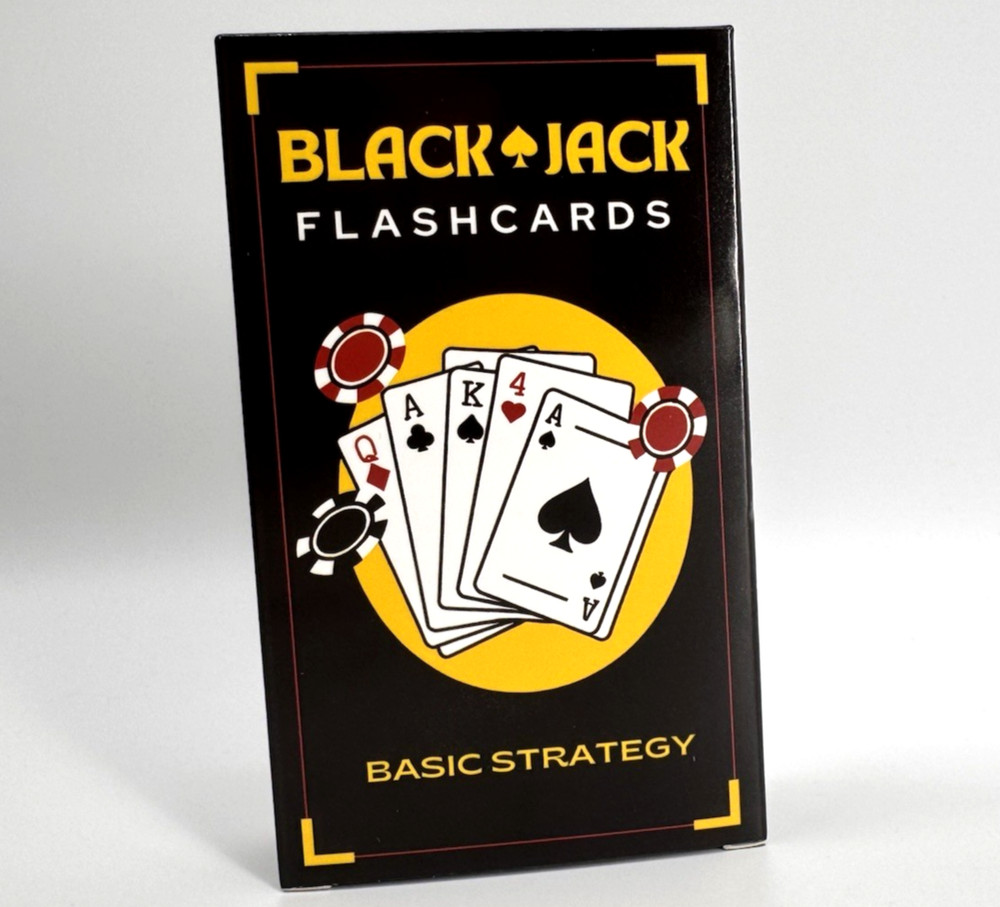Blackjack Basic Strategy Flashcards for Beginners Casino Game Learning Cards NEW