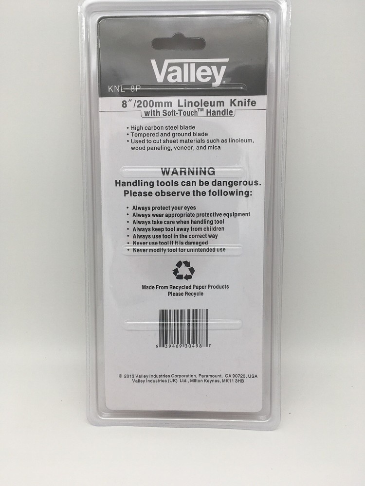 Valley 8” Linoleum Knife KNL-8P