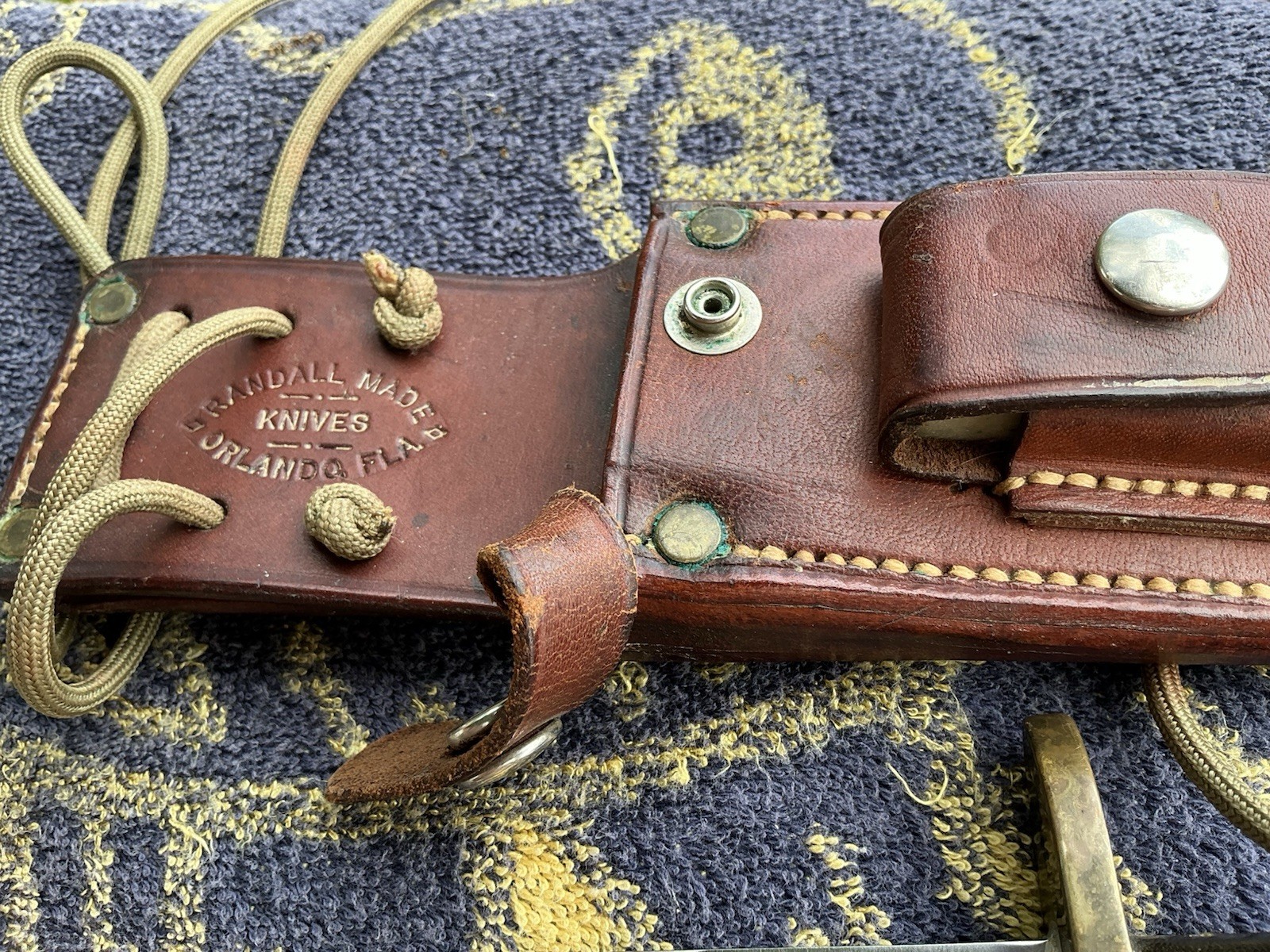 Randall Made Knife Model 15 Airman Micarta Handle Fixed Blade