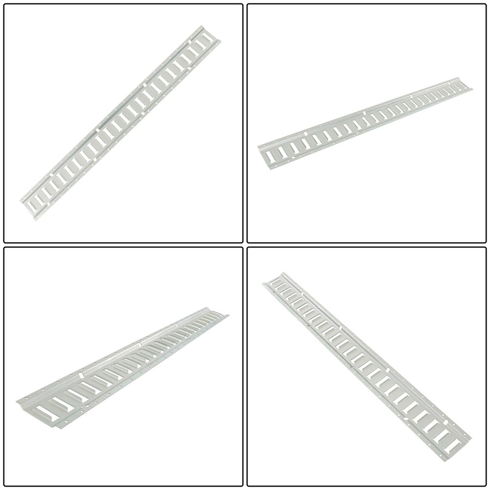 Labwork 4 Pack 4' E Track Tie Down Rail Kit Galvanized Steel
