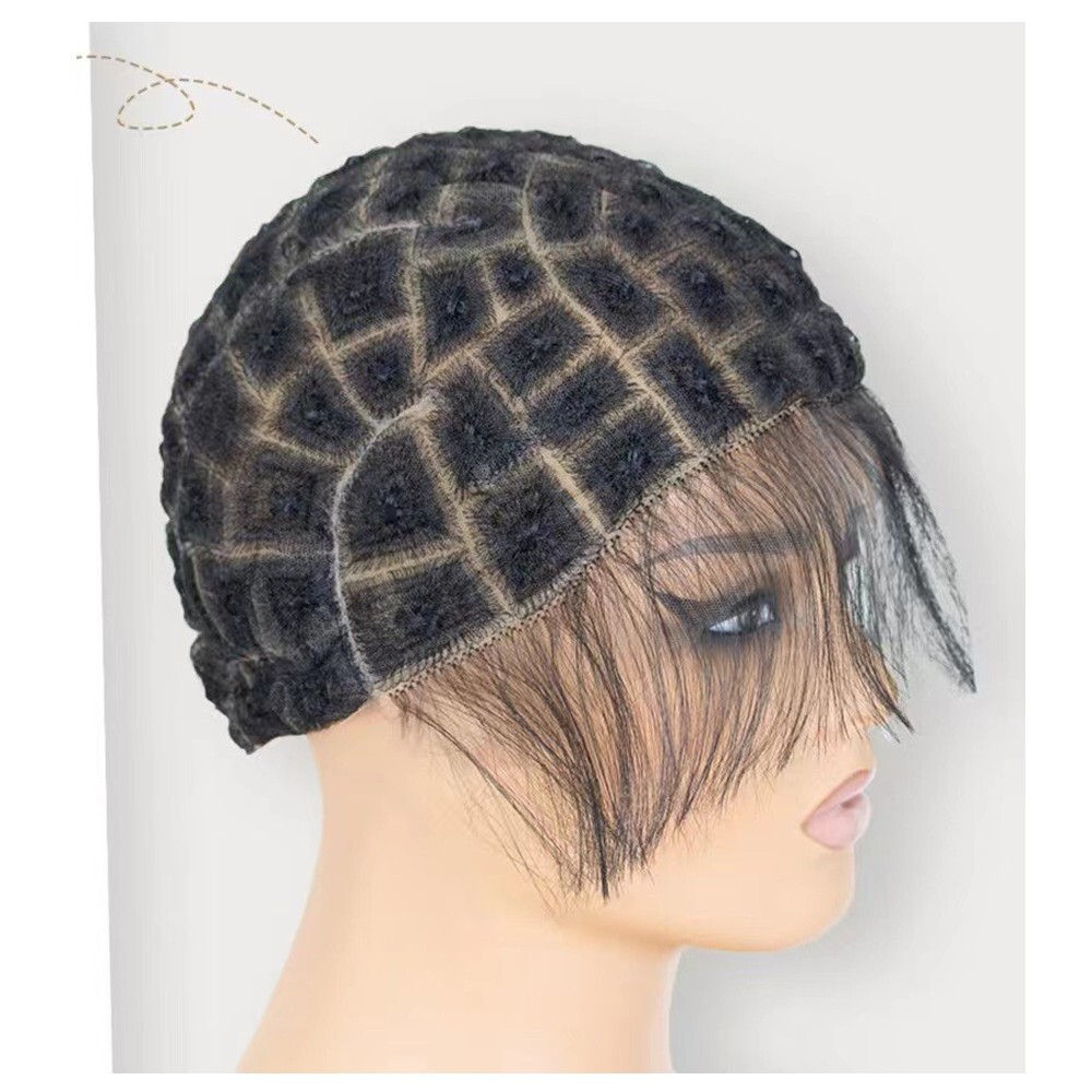 Double Lace Braided Wig Cap For Making Wig With Adjustable Strap Weaving Cap