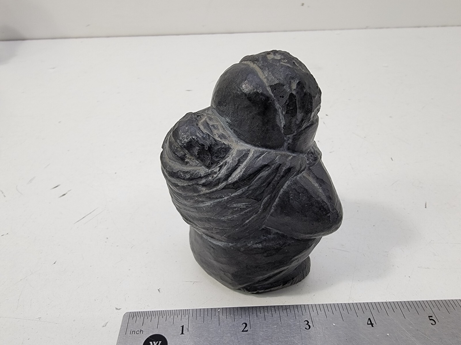 Vintage Wolf ALASKAN Soapstone Carving Sculpture Inuit ESKIMO