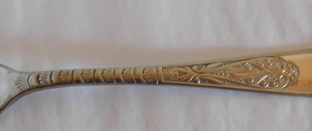 Dinner Fork - 1846 Rogers Silver Plate - Unknown Leaf Scroll Pattern #P94