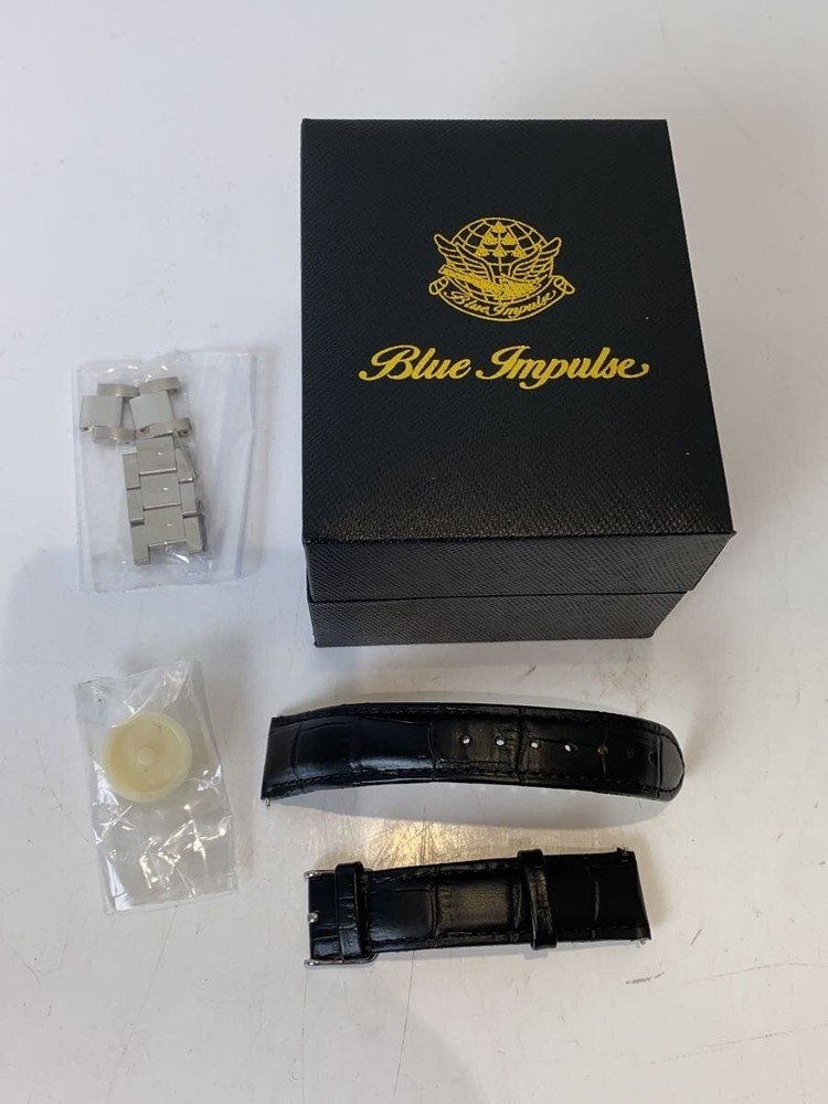 BLUE IMPLUSE Quartz Watch Analog Stainless BLU SLV SS