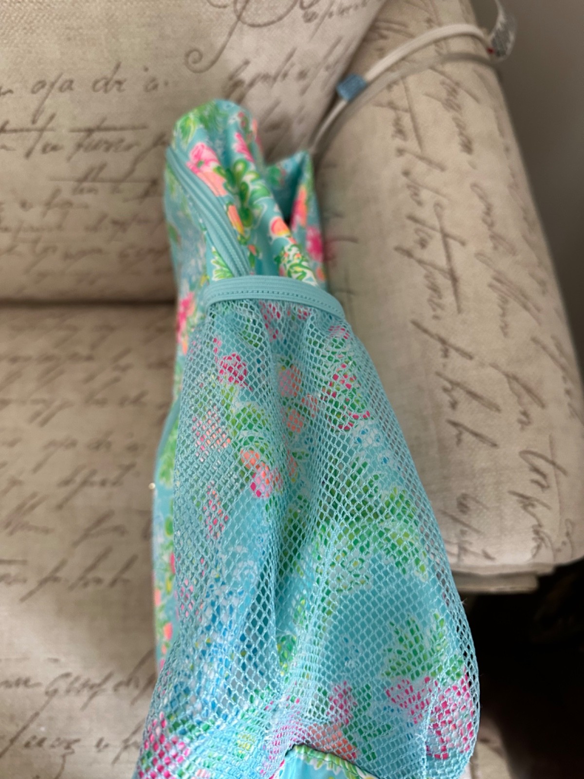 DISNEY PARKS LILLY PULITZER BACKPACK BLUE MICKEY MINNIE