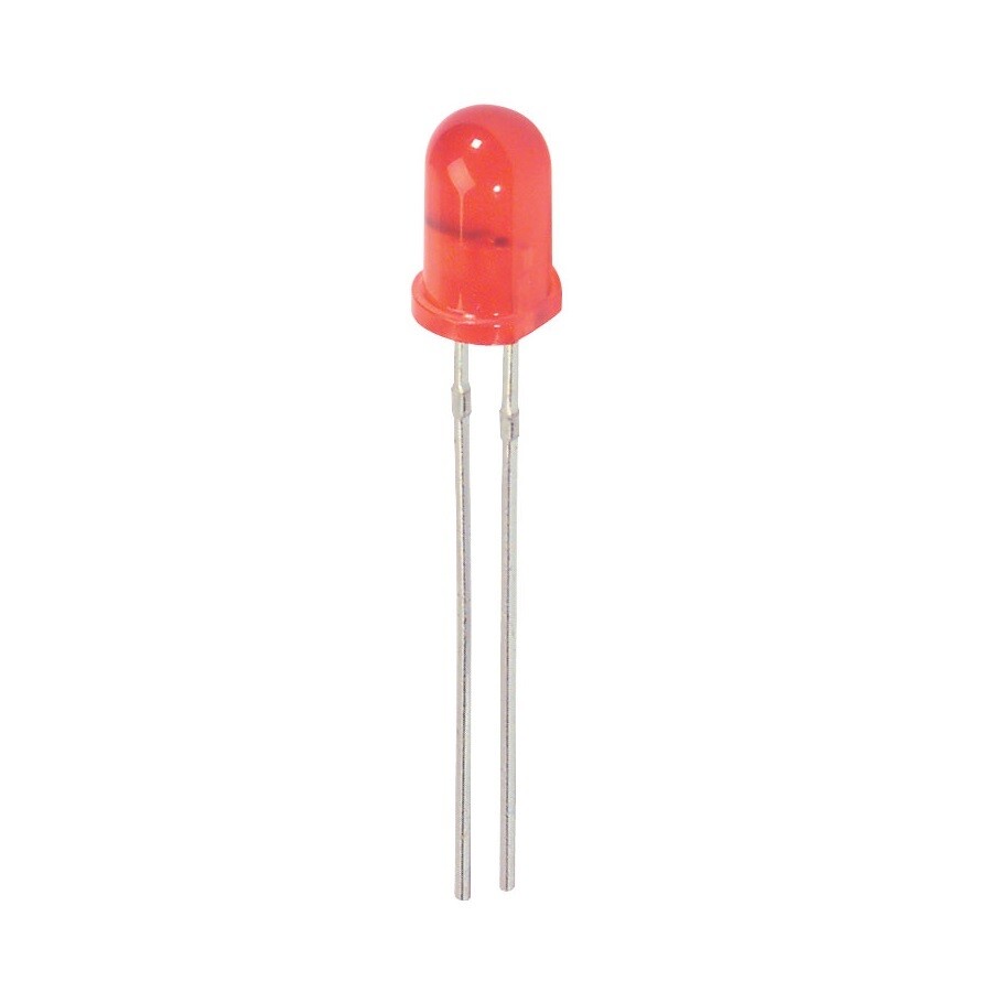 1000-Pack Lot LED Red Wide Angle Diffused Bright Round Top Tip PCB 5mm Wholesale