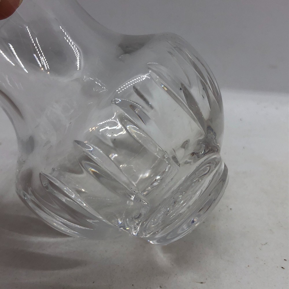 Atlantis Crystal Flower Vase Signed Excellent